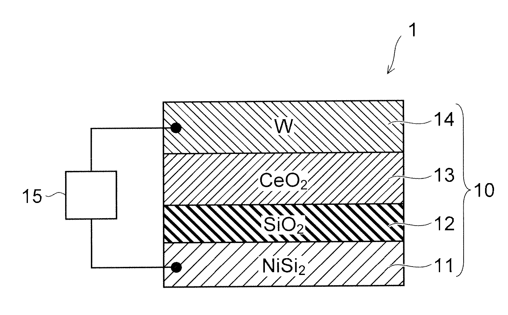 Resistance change memory device