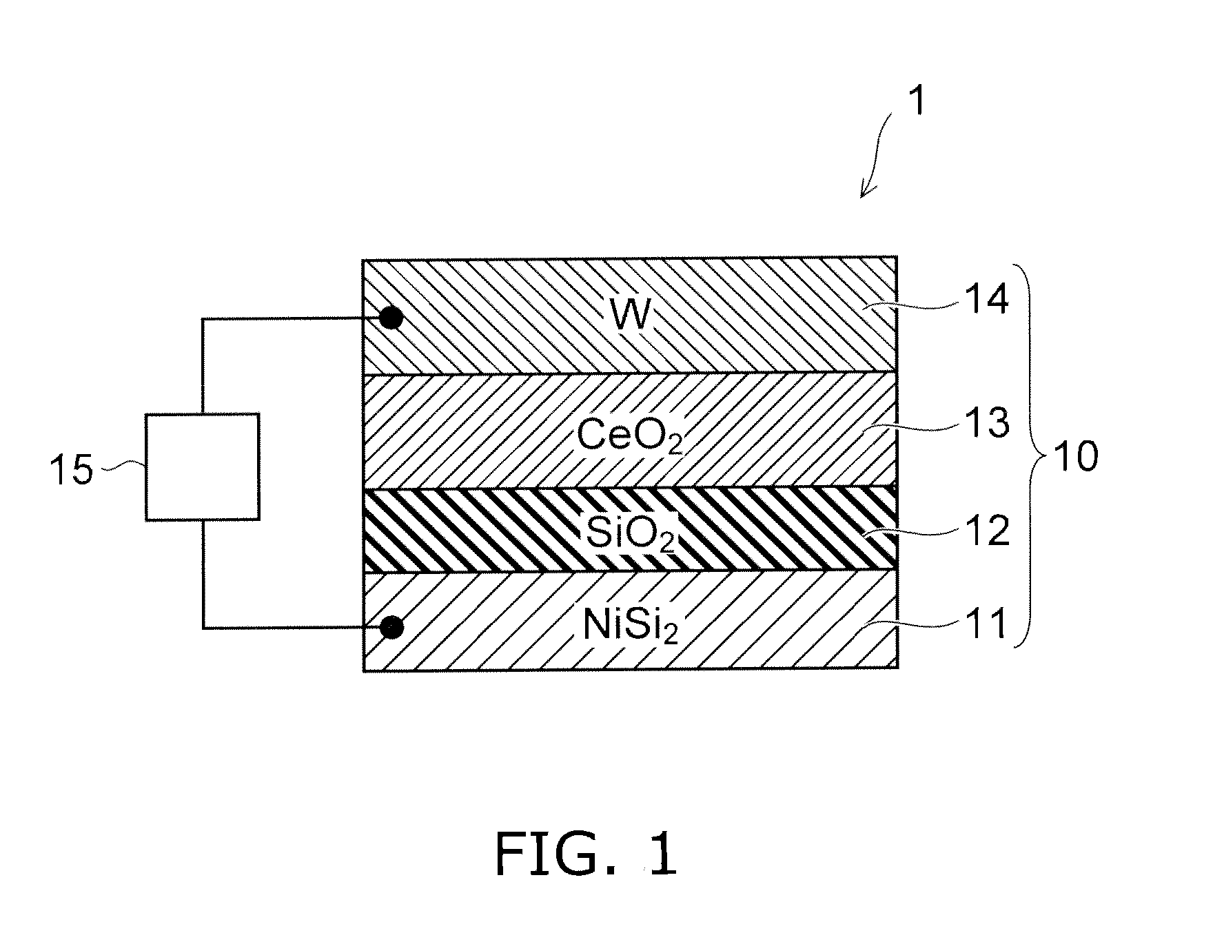 Resistance change memory device