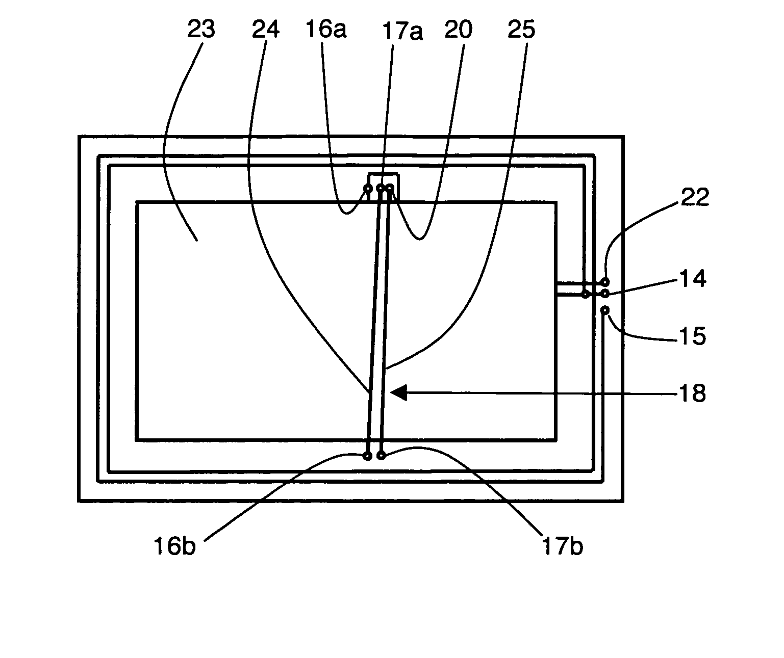 Omnidirectional flat antenna and method of production