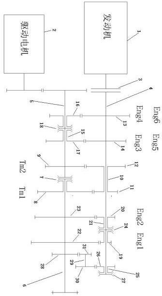 AMT single-motor hybrid transmission and driving control method thereof