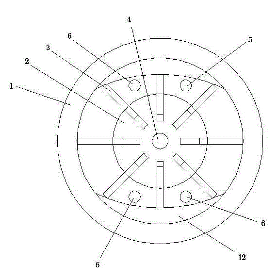 Power generation system of solar di-functional blade engine