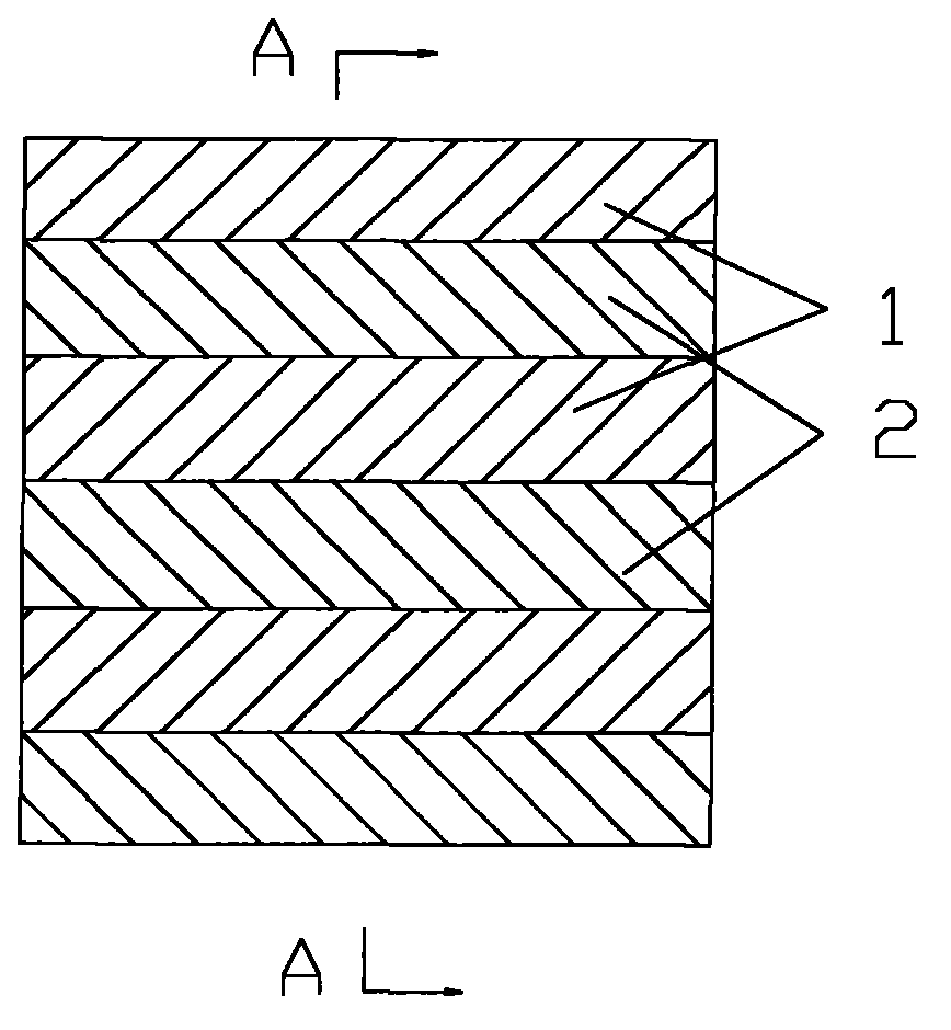 Water-absorbing and water-guiding fabric for hollow striped sock