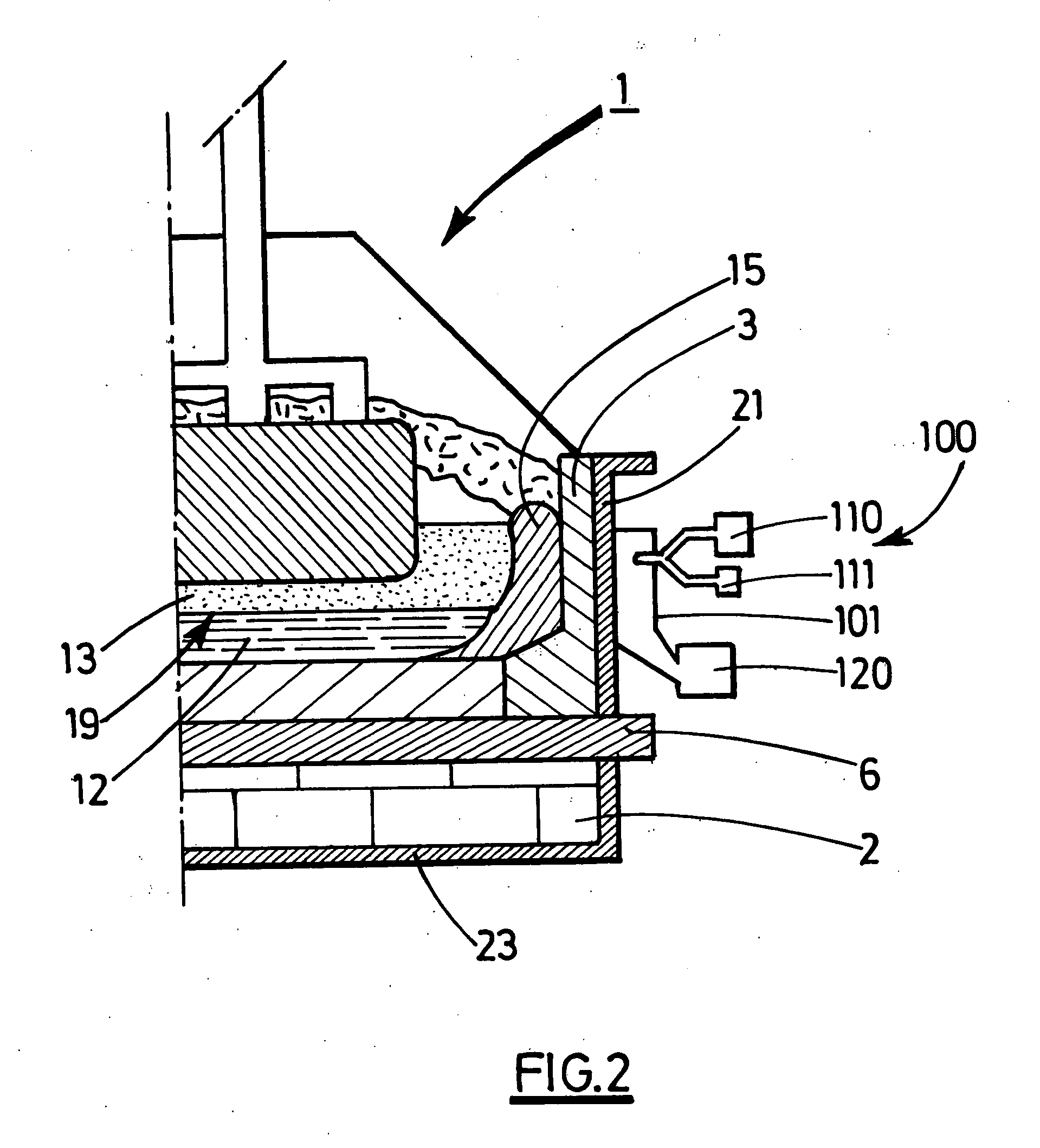 Method and system for cooling an electrolytic cell for aluminum production