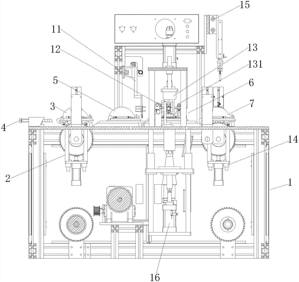 Automatic strip-installing and flanging welding machine for mask