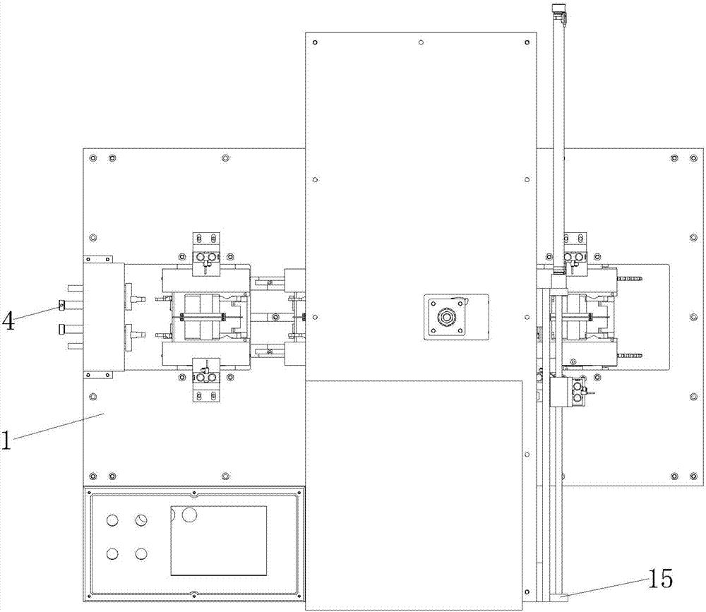 Automatic strip-installing and flanging welding machine for mask