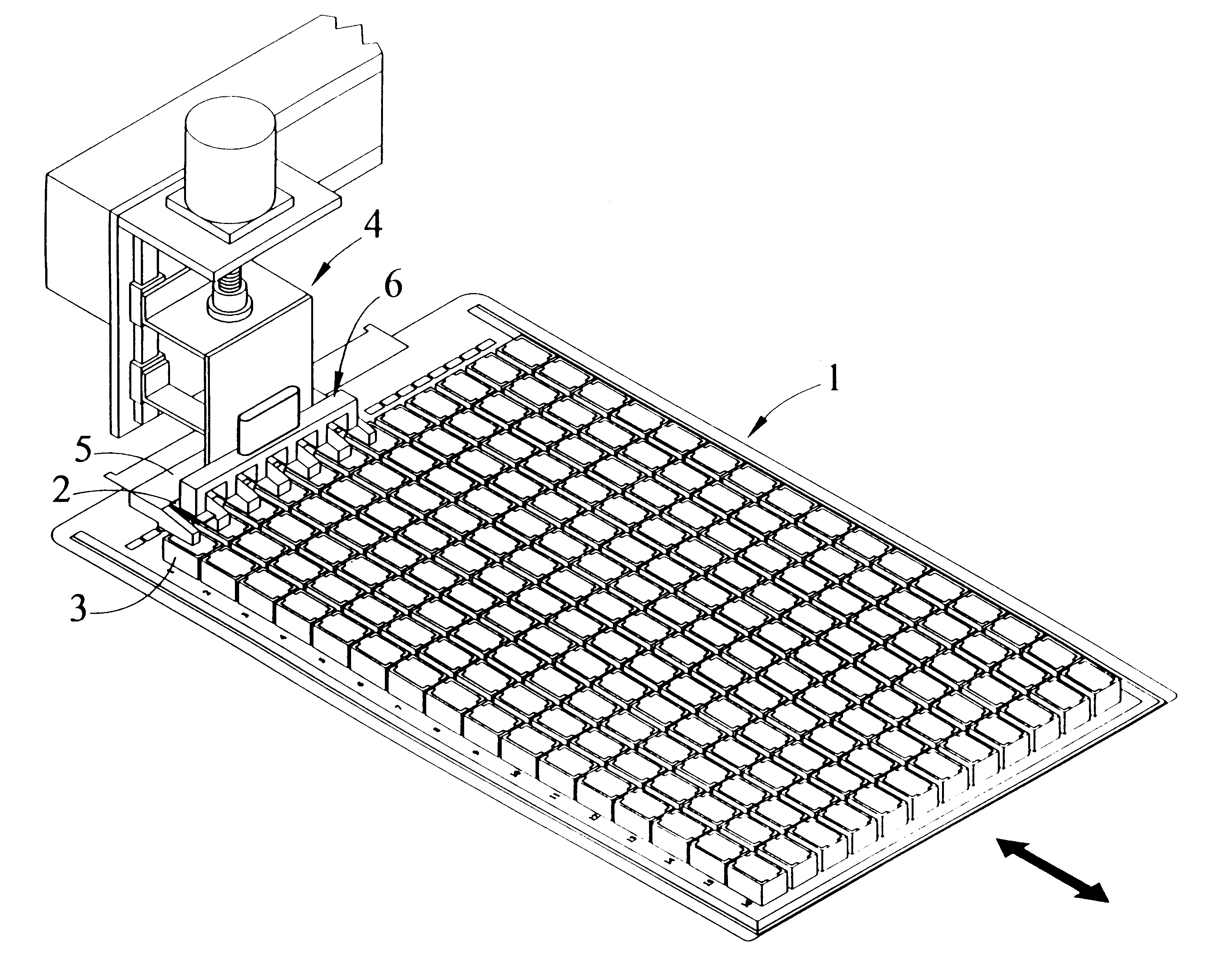 Integrated circuit chip handling apparatus and method