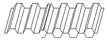 One-step folding forming method for honeycomb paper