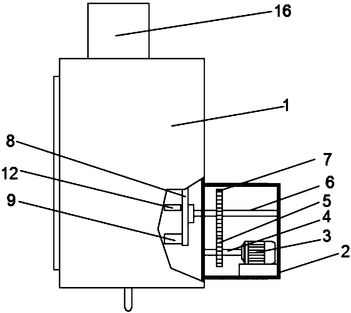 Test tube cleaning device for biological pharmacy