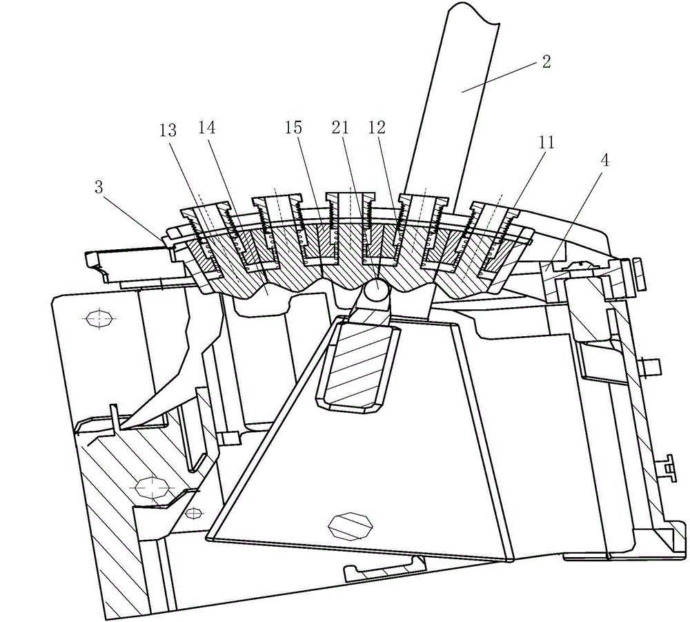 Gear shifting device and automobile