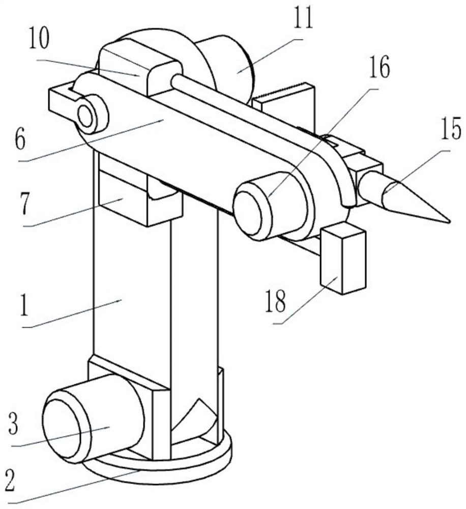 Industrial robot with harmful gas real-time monitoring function