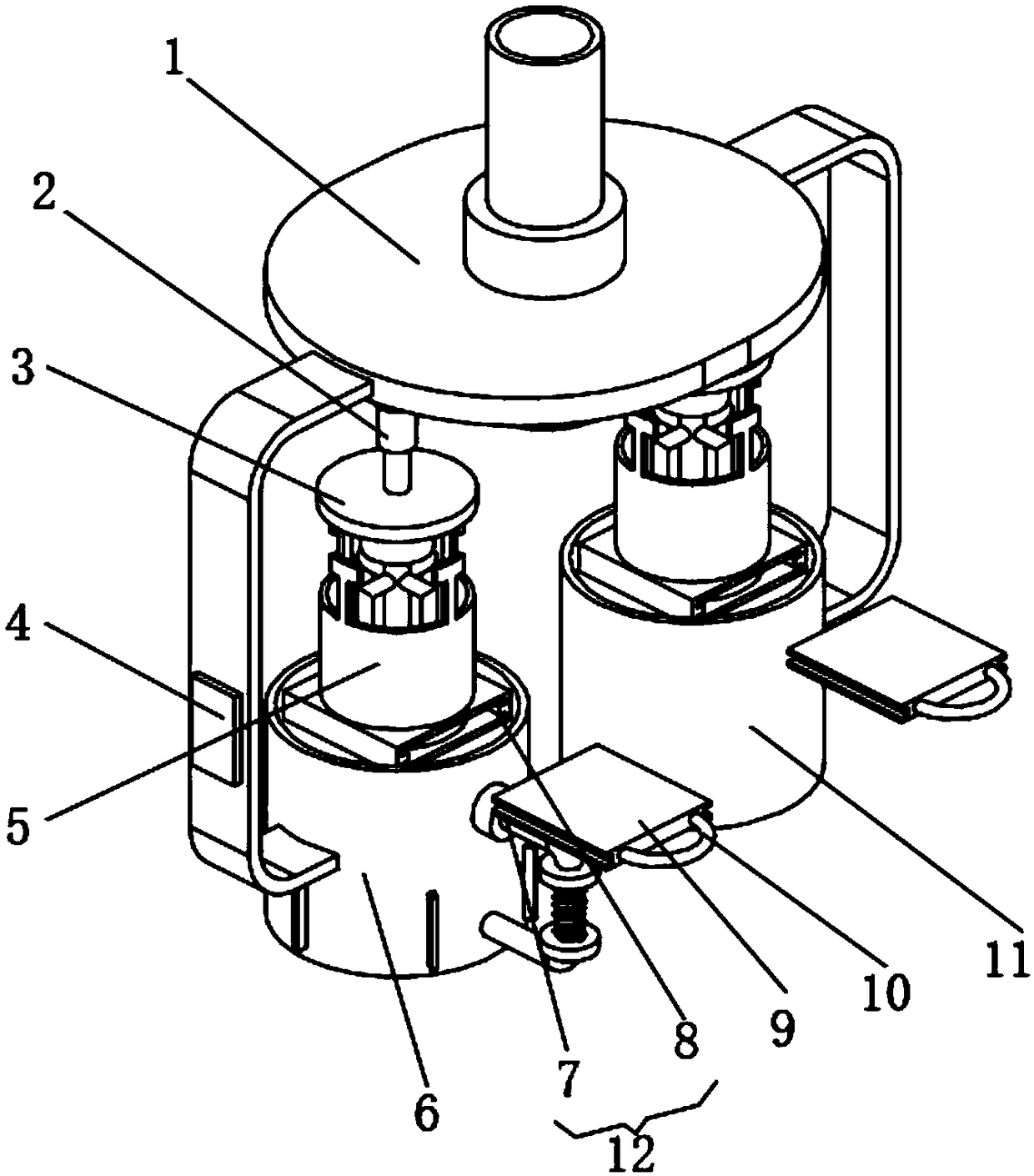 Oil immersing equipment for deep-frying yam starch wrapped beans