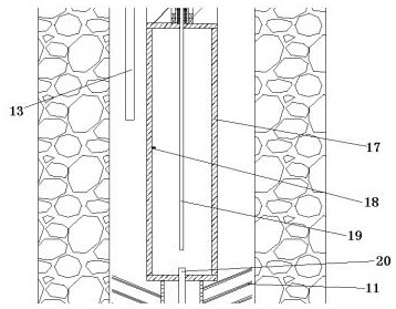 Coal bed methane drainage and gas recovery device