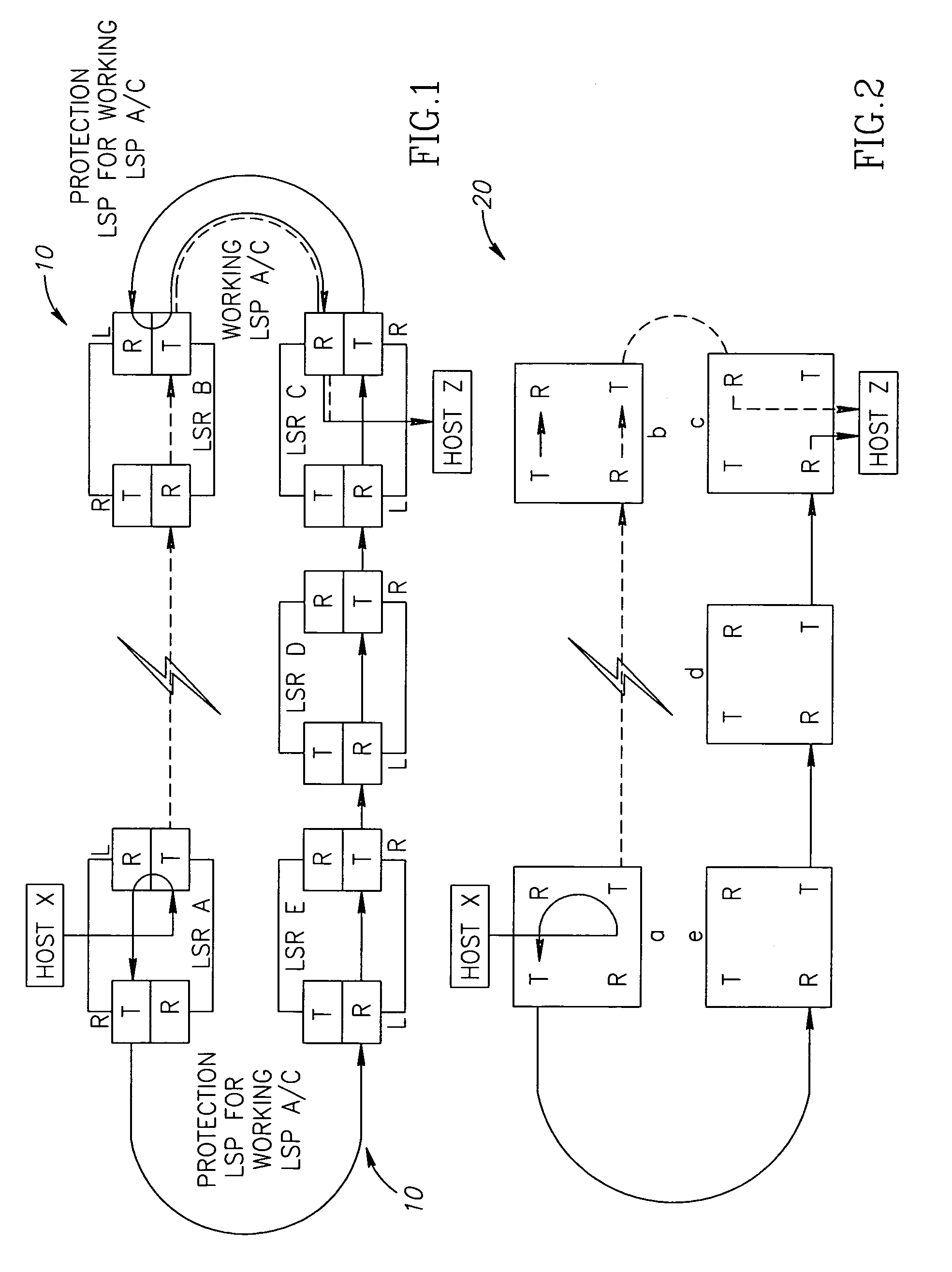 Method for rerouting MPLS traffic in ring networks