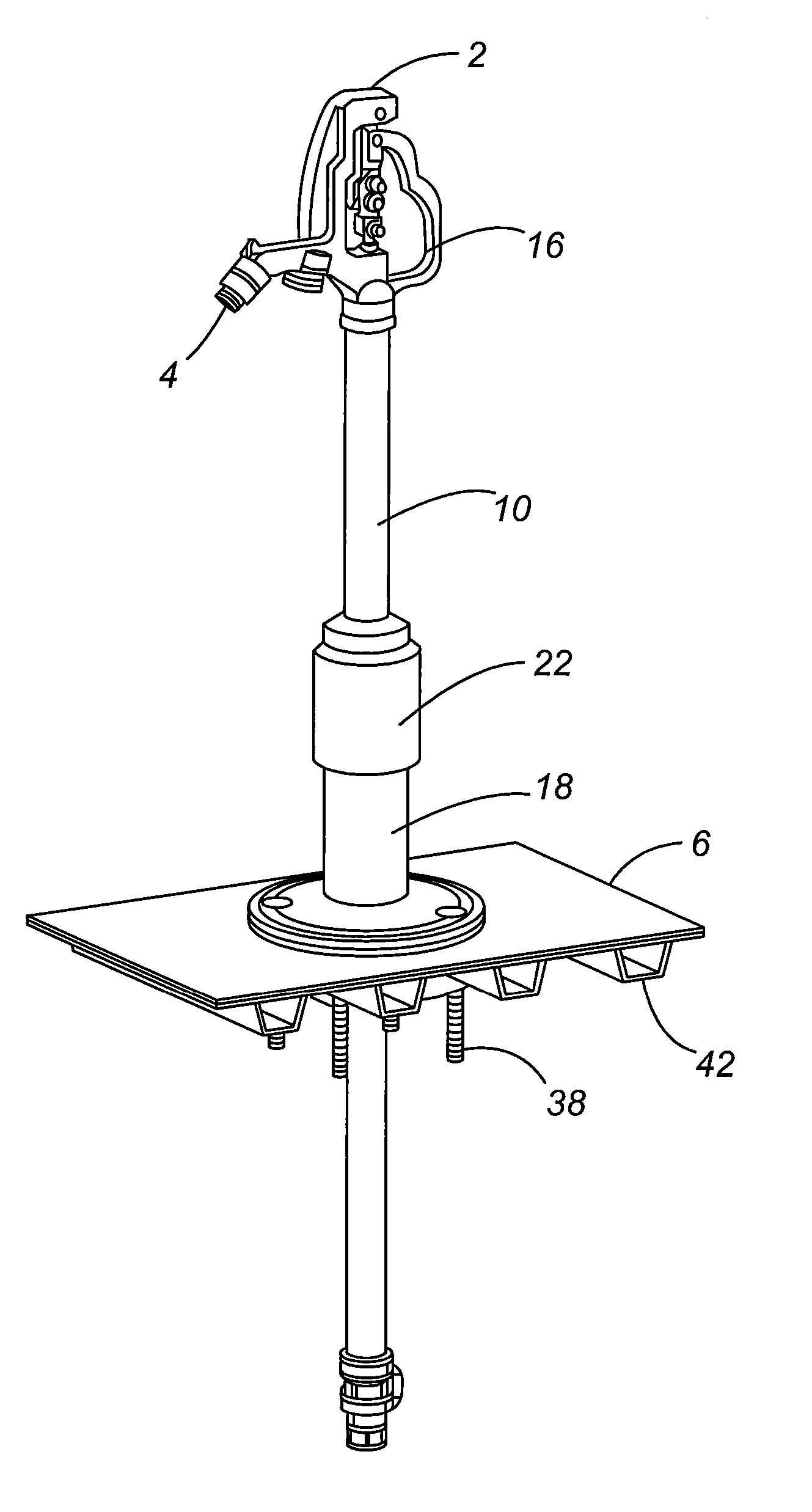 Hydrant roof mount