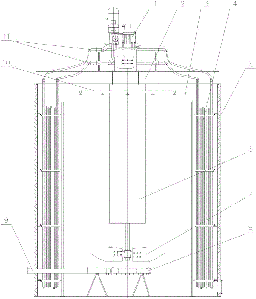 Microorganism metallurgical reactor suitable for extremely cold environment