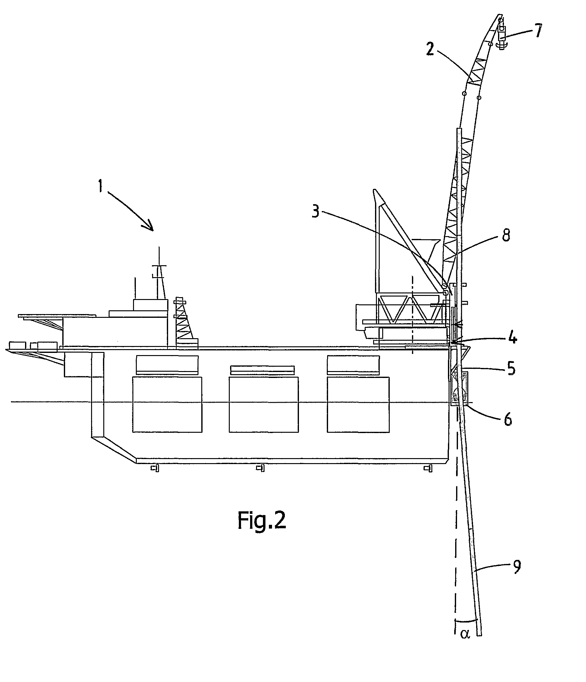 Crane assisted pipe lay