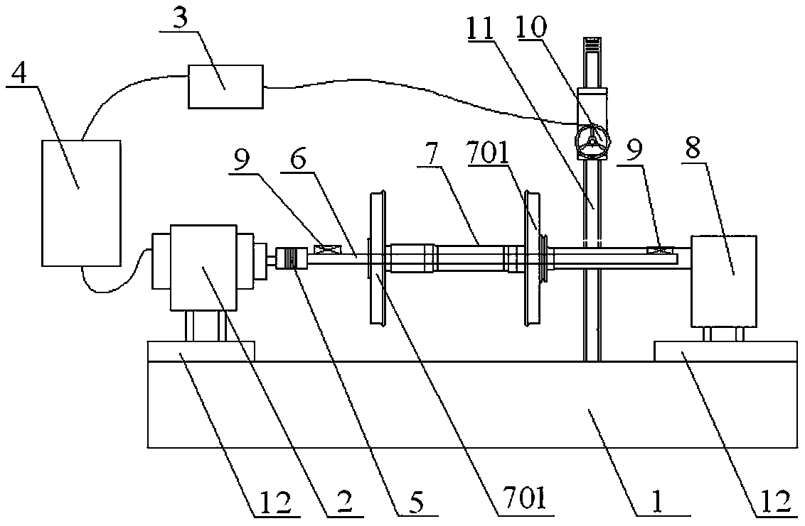 A photoelectric self-induction alarm type wire take-up machine