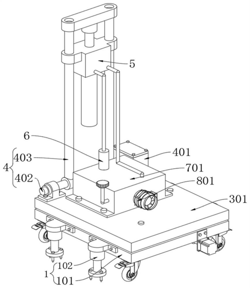 Angle-adjustable engineering geological drilling machine