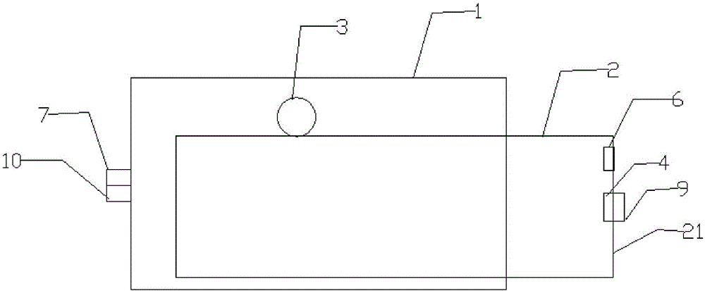 Drawer capable of being opened and closed by fingerprint