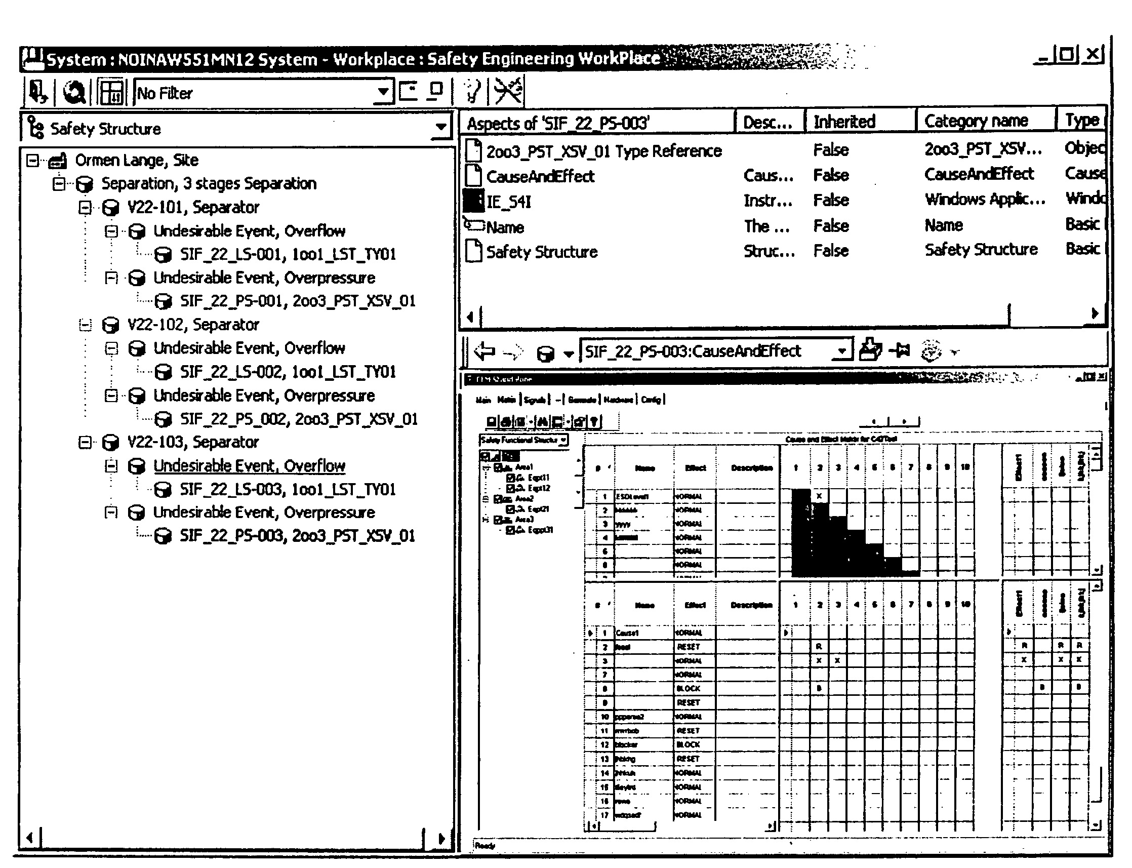 Method In A Safety System For Controlling A Process Or Equipment