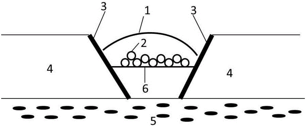 System for increasing soil moisture in arid and semi-arid region