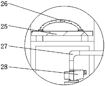 Layered type wastewater reutilization treatment device