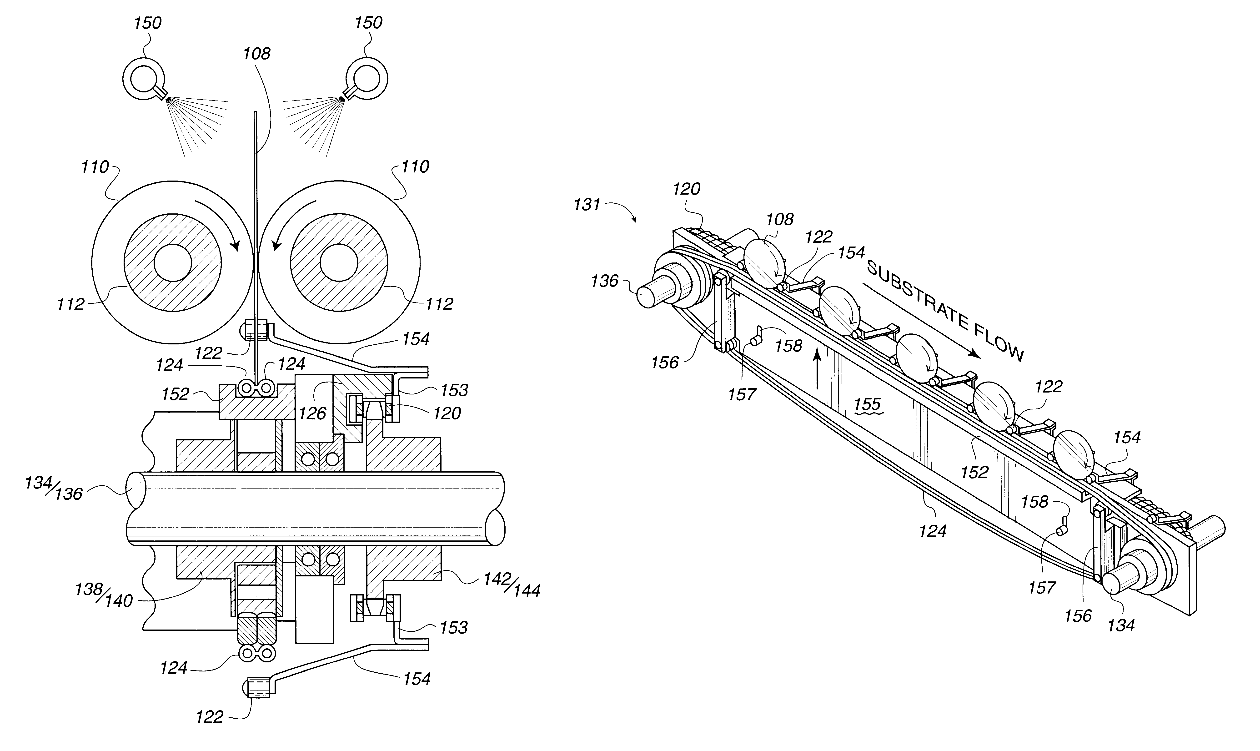 Wafer cascade scrubber