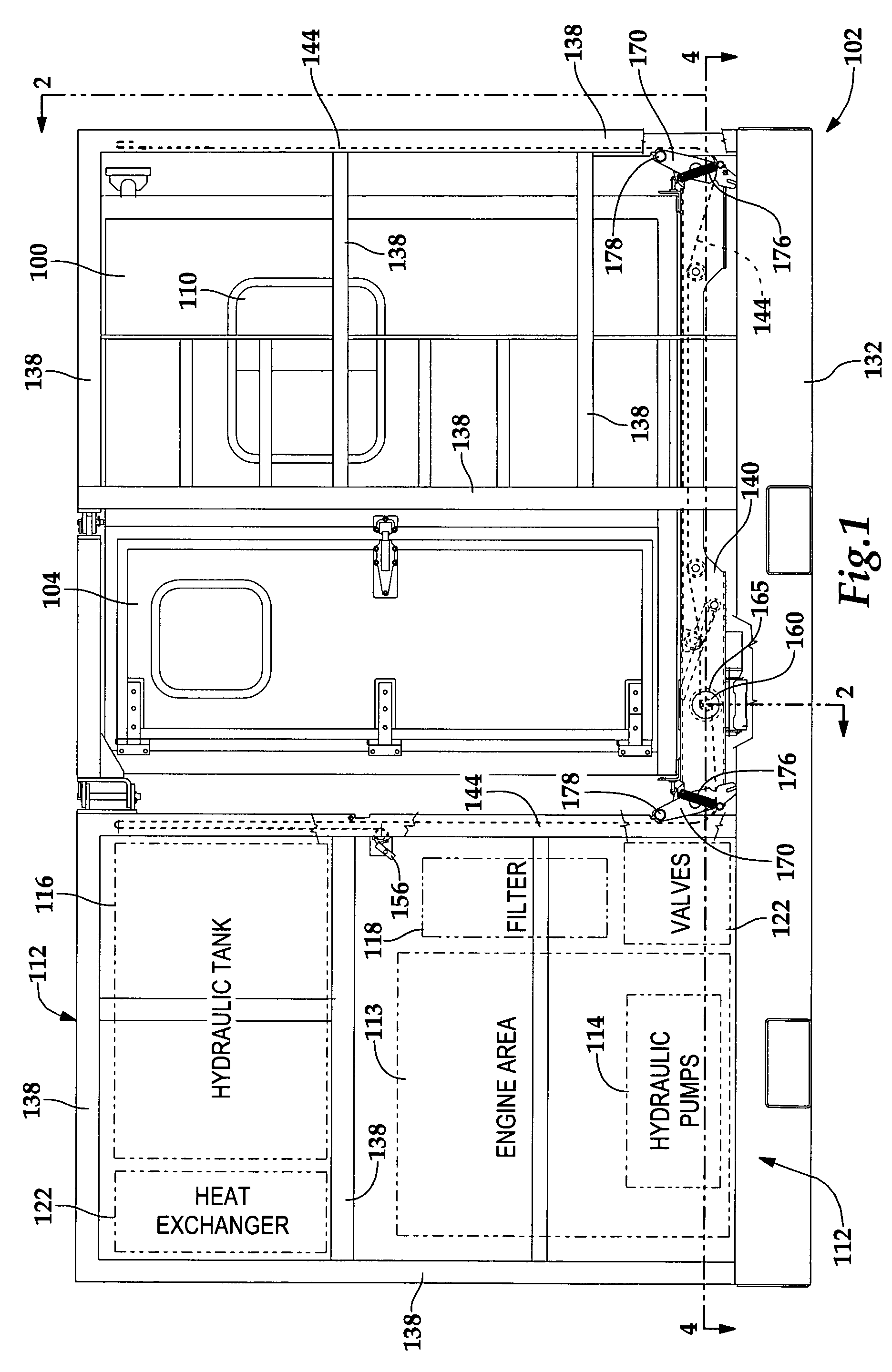 Elevating operator cabin for coiled tubing injector