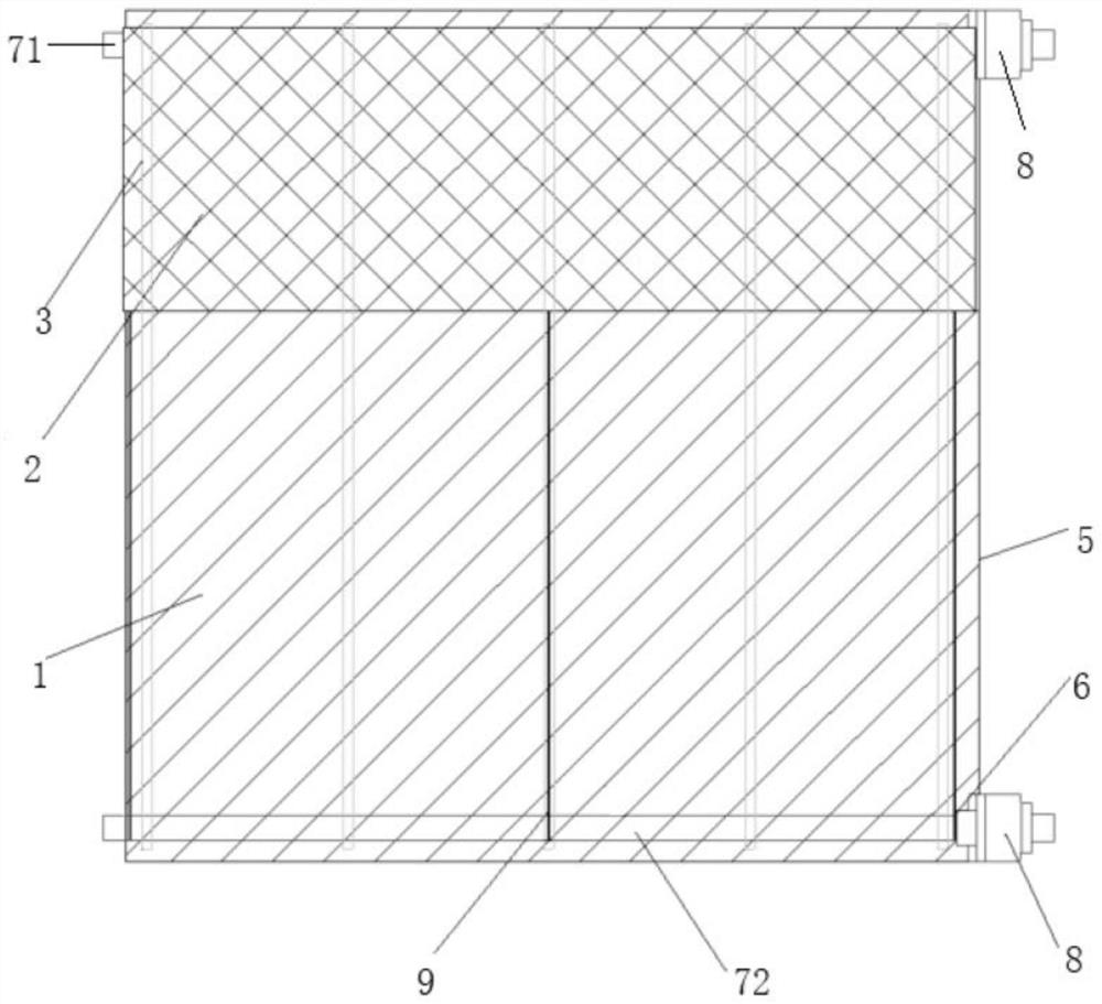 General thermal design structure of satellite deck