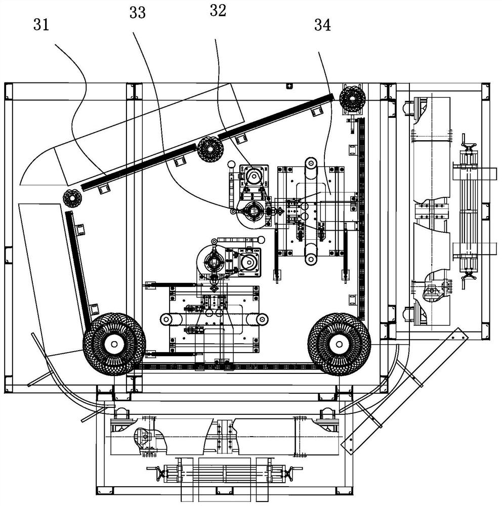 Packaging machine suitable for few-piece packaging