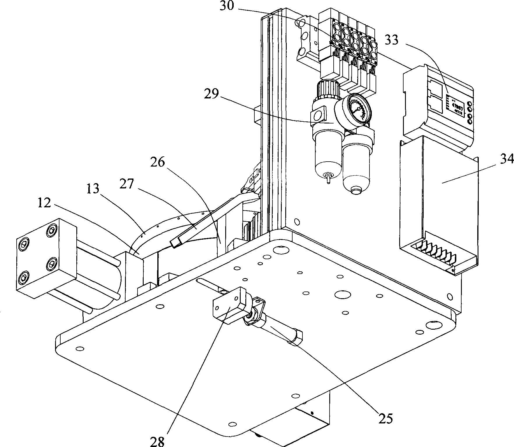 Automatic packaging machine and method for optical fiber ceramic ferrule metal component