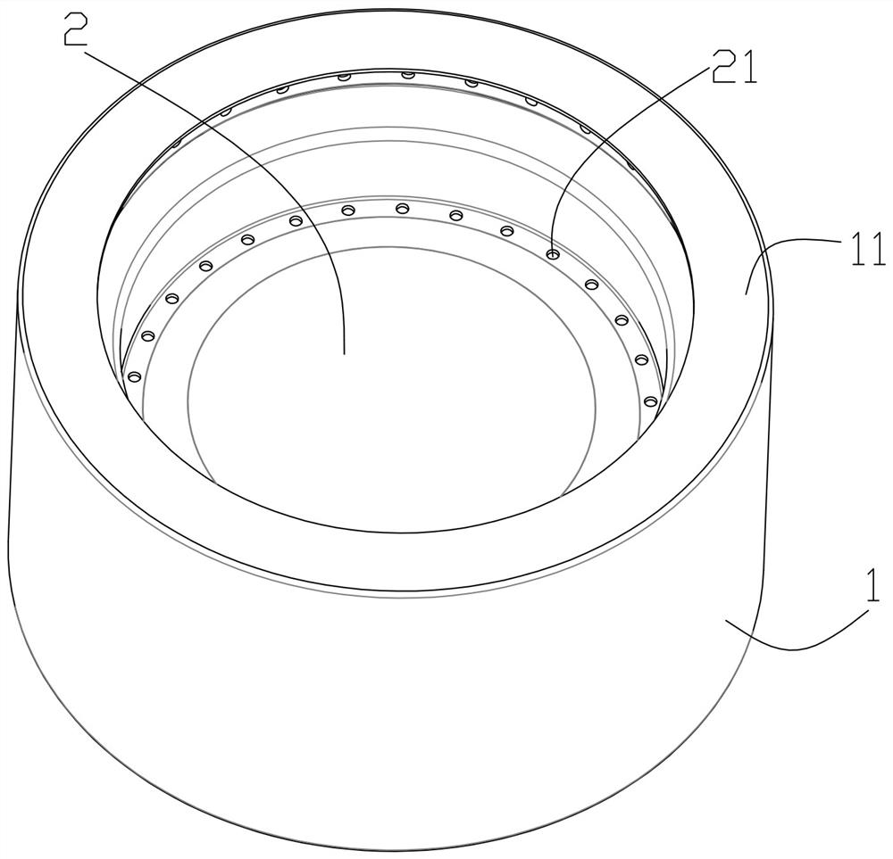 A magnetic clamp adopting cladding clamping