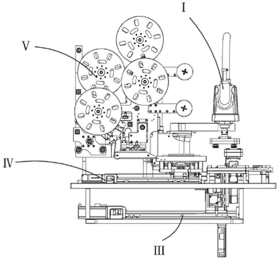 Electronic product film sticking machine