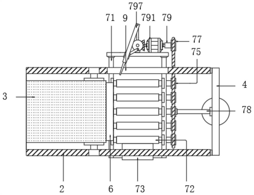 Damage-prevention type inferior-quality product removing device for automatic boxing machine