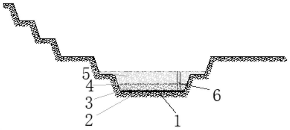 Drainage well for sunken pit bottom of inner dumping site and drainage method of drainage well