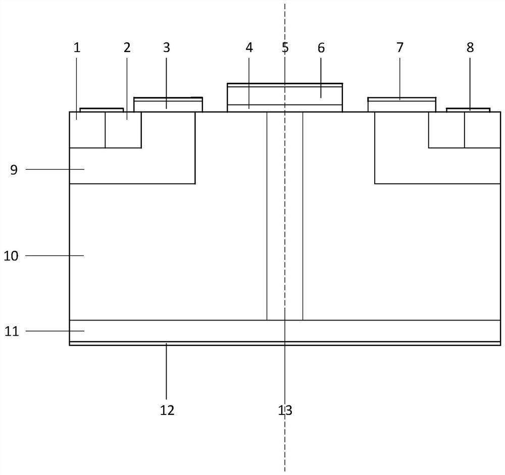 Vertical field effect transistor with algan/gan heterojunction and its manufacturing method