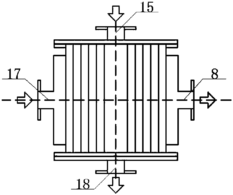 Evaporation cooling/air cooling heat exchange composite type condenser