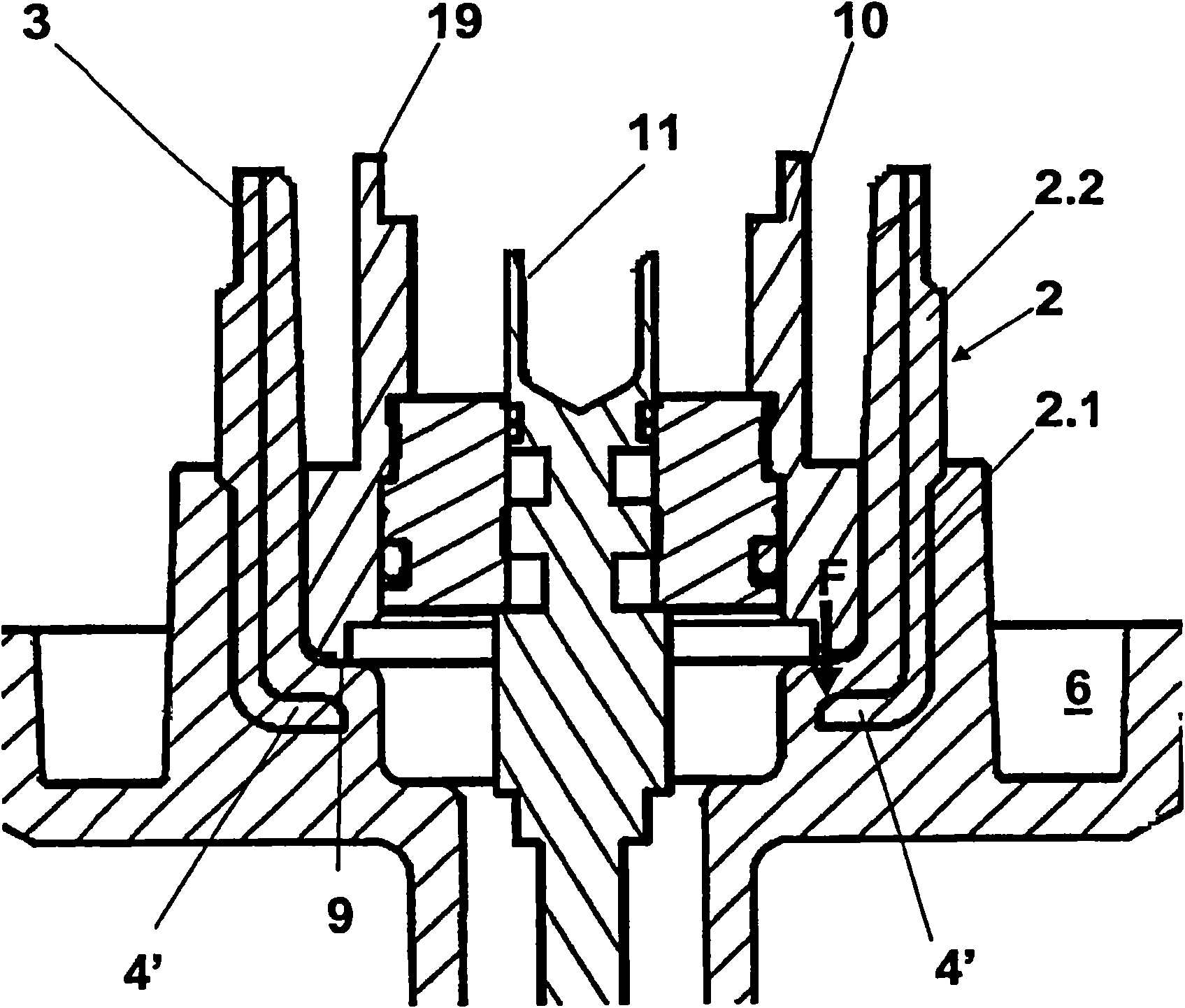 Hf housing coupler and method for producing the same