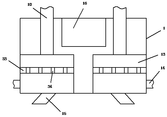 A water disinfection device and disinfection method for marine pastures