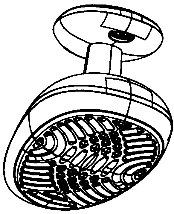 Cosmetic device with rotating magnetic field and control method thereof