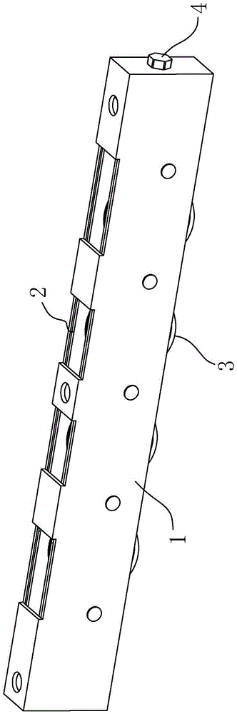 Mute sliding rail wheel set