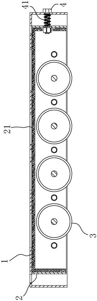 Mute sliding rail wheel set