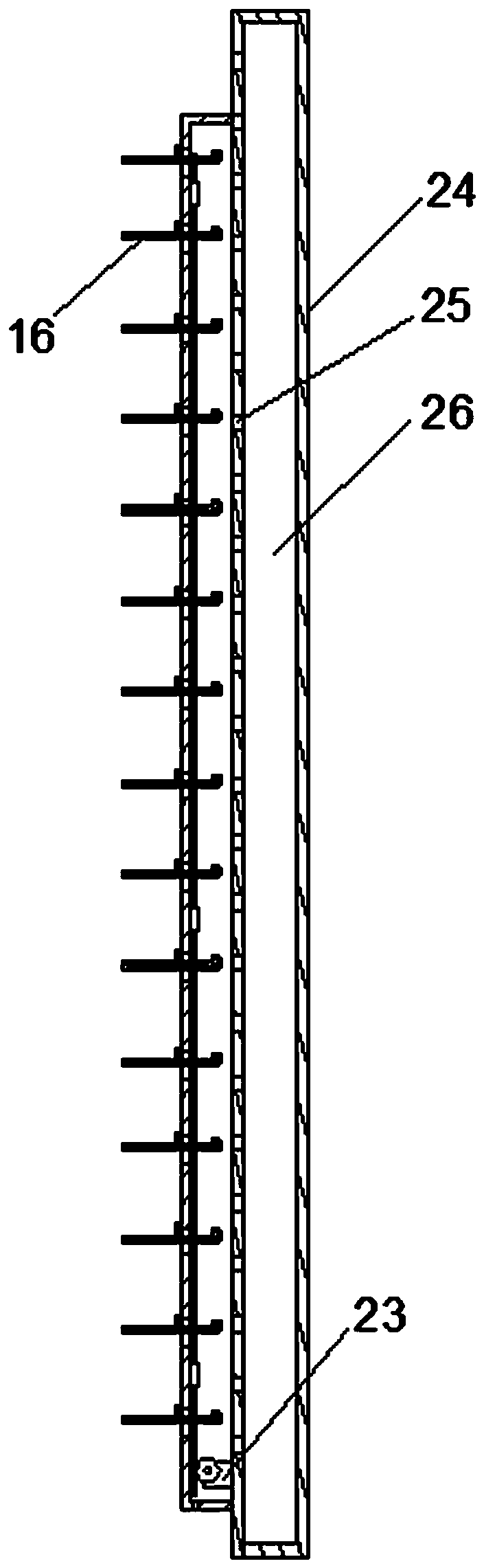 Simulation experiment device for gas extraction spontaneous combustion in coal bed gob region