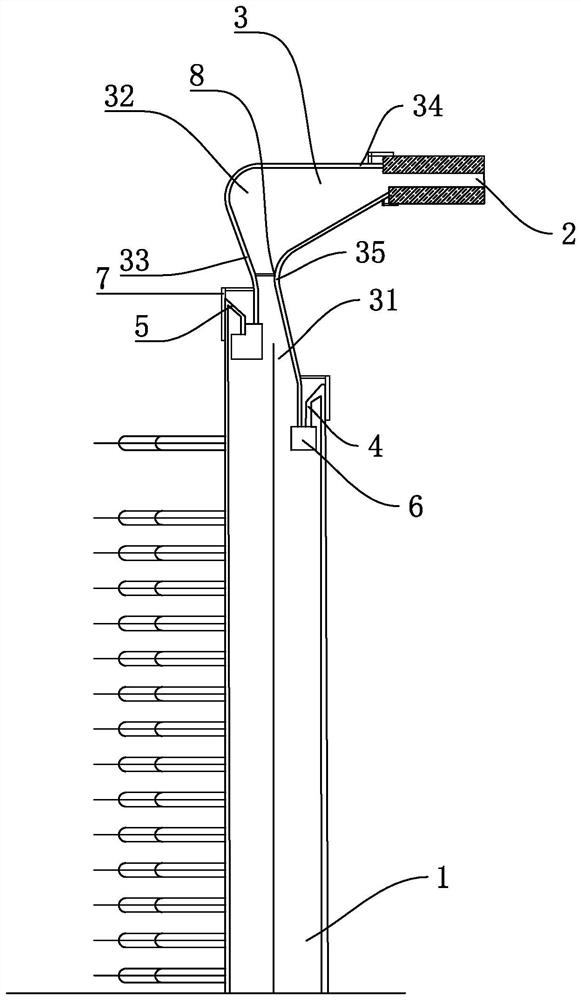 Ear-bent tube bundle device