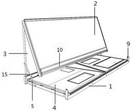 A foldable house and its disassembly method