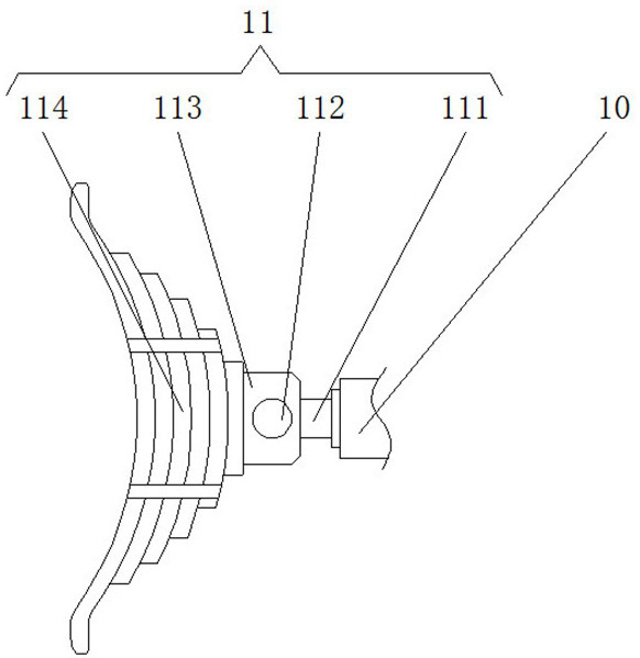 A turnout hook locker for rail transit