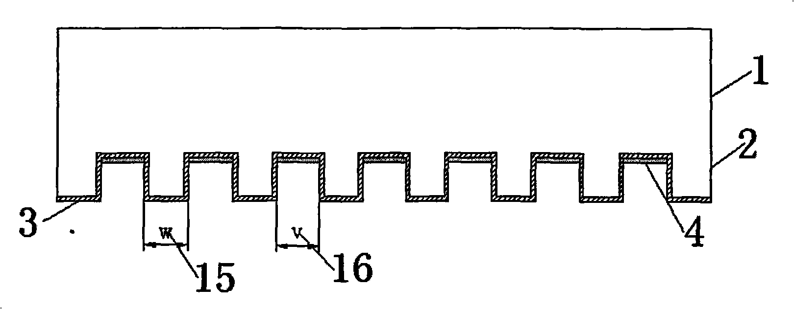 Full forbidden region three-dimensional photon crystal stamp molding method and full forbidden region three-dimensional photon crystal structure