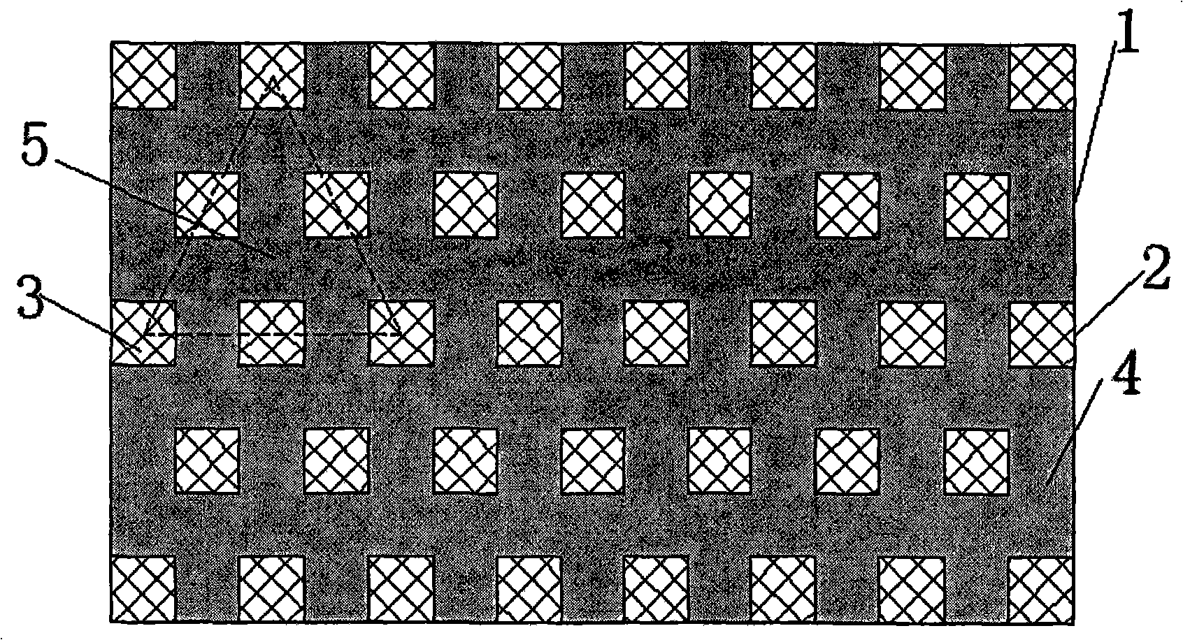 Full forbidden region three-dimensional photon crystal stamp molding method and full forbidden region three-dimensional photon crystal structure