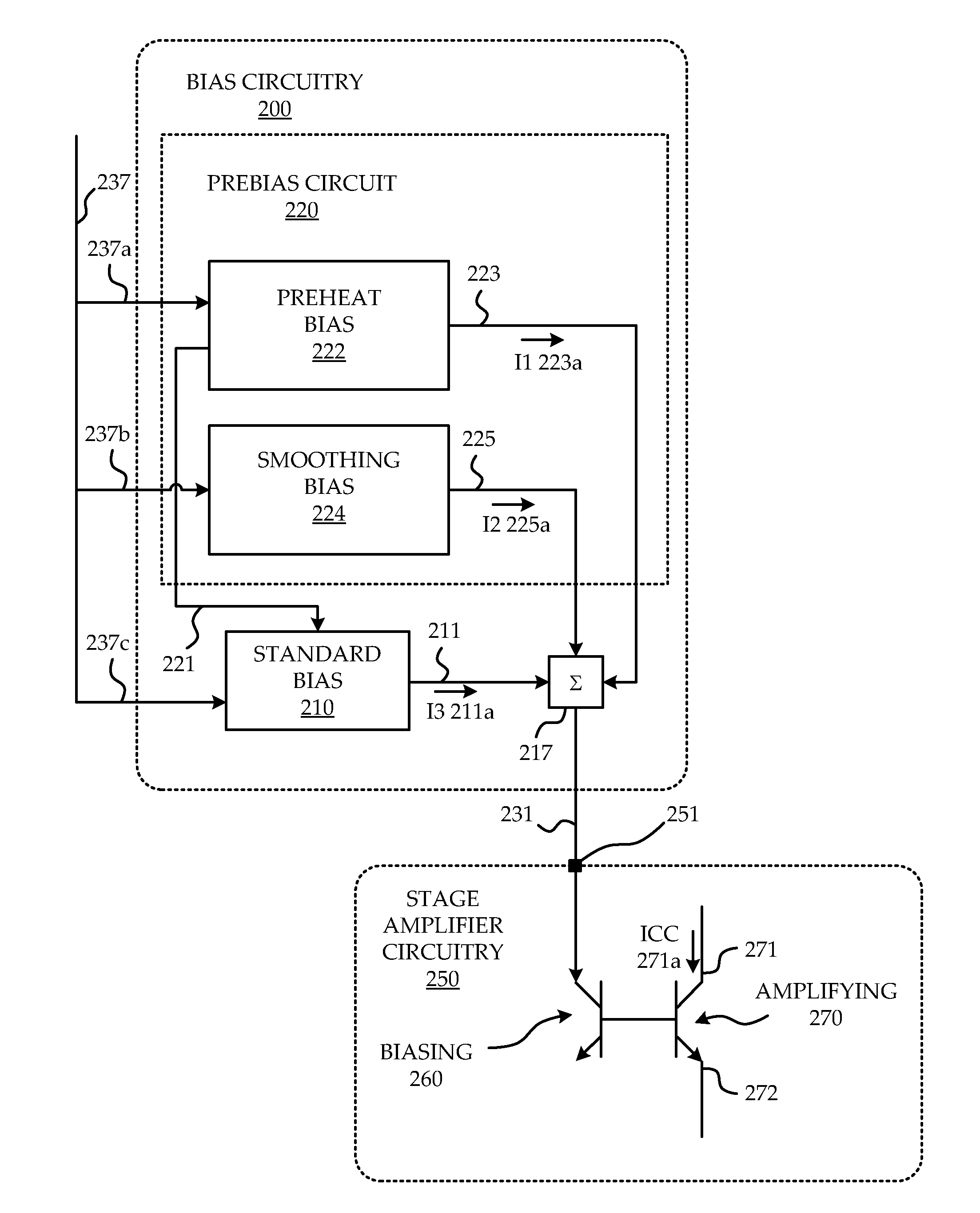 System and method of prebias for rapid power amplifier response correction