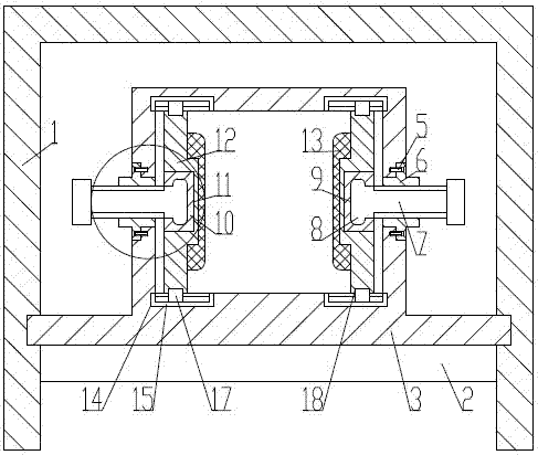 Laboratory instrument storage fixation device and operation method